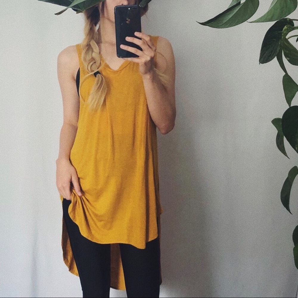 Hi-Low Oversized Mustard Tank